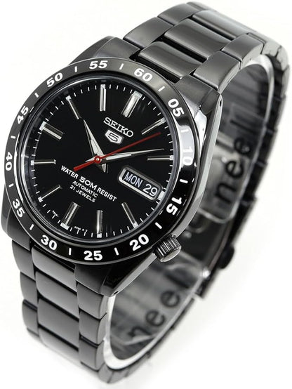 Seiko Wristwatch, Automatic Winding, Overseas Model, SNKE03KC, Men's Black, Black, Bracelet Type
