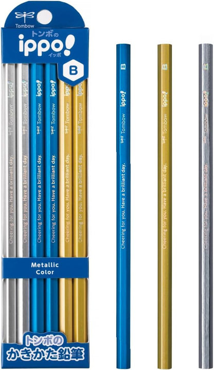 TOMBOW Pencil Ippo KB-KNPT01-2B Pencil 2B, Pastel, 1 Dozen