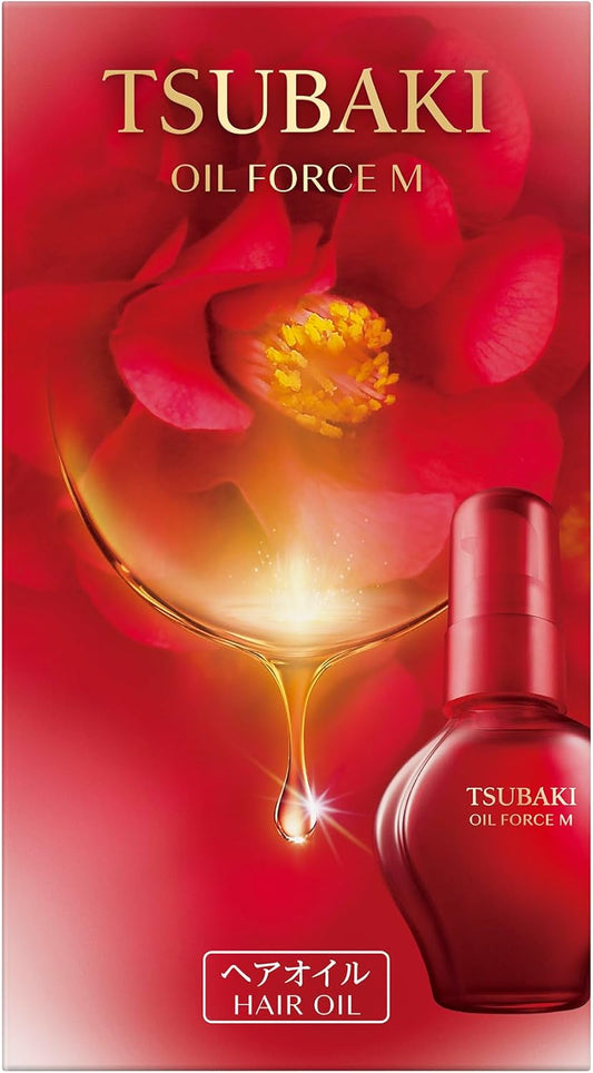 TSUBAKI Oil Force Hair Oil Gloss Damage Repair Perm Color Drying Camellia Oil Heat Dryer Iron