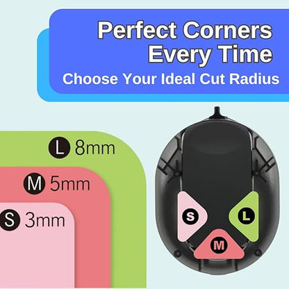 Sunstar Stationery Corner Cutter Kadomaru PRO NEO Black