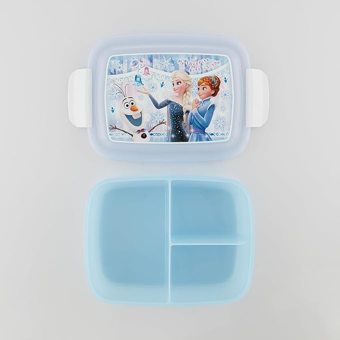 Skater P84 Kids' Lunch Box, Dome-shaped, Integrated Dividers, 28.1 fl oz (820 ml), Disney Girls, Made in Japan