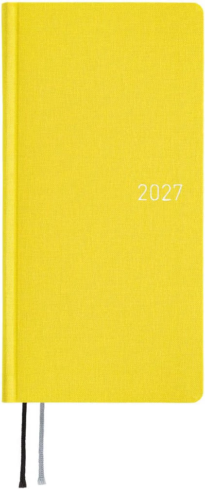 Hobonichi Planner, 2027 Weeks, Canary Yellow, From January, Weekly Notebook.