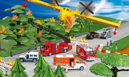 SIKU MAN 1:50 SK2114 Rotary Ladder Truck, Ages 3 and Up