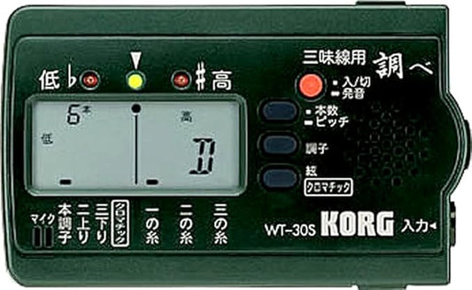 Korg Wt-30s "Investigation"  Korg Tuner for Shamisen