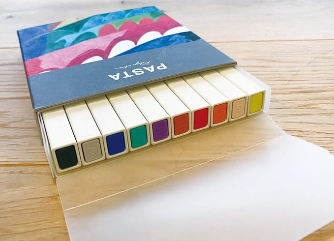 KOKUYO KE-SP15-10 PASTA Graphic Marker, Set of 10 Colors, Water Based