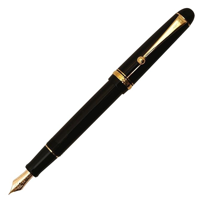 Pilot Custom 74 Glossy Black 14K Fountain Pen [FKK-1000R-B]
