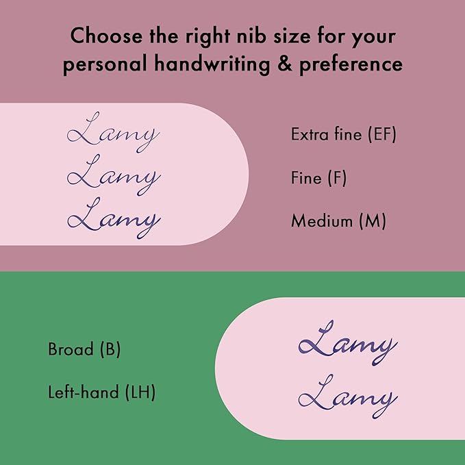 LAMY L0E6-EF Fountain Pen, Extra Fine Point, Ulster Autumn Pink