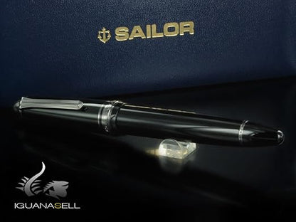 Sailor Fountain Pen Profit21 silver Medium Point (11-2524-420) black Lustre