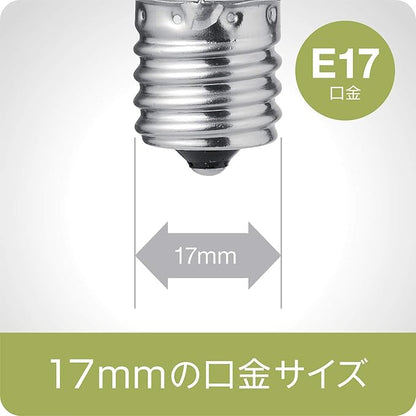Verbatim LDA8L-E17-G/V2 LED Light Bulb E17 60W Equivalent, Bulb Color (Wide Light Distribution, 40000 Hours Rated Life)