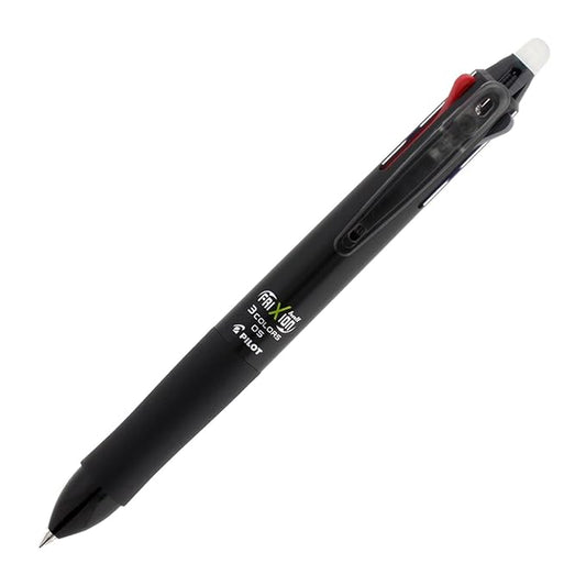 Pilot Frixion Ball3 3-Color 0.5mm Ballpoint Pen, Black (P-LKFB-60EFB)