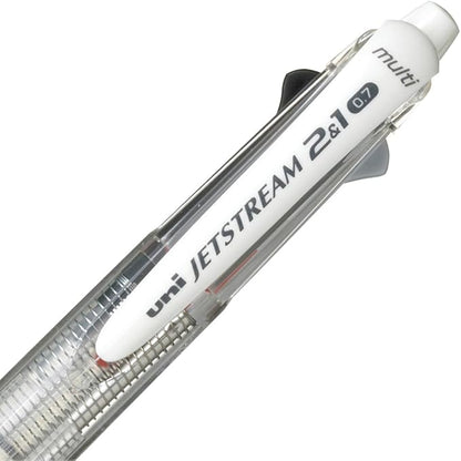 Uni Mitsubishi Pencil Multi-Function Pen Jetstream 2&1 0.7 Transparent Easy to Write MSXE350007.T