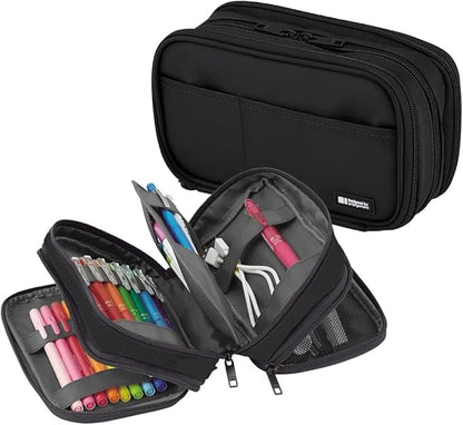 Lihit Lab Pen Case Book Type Triple
