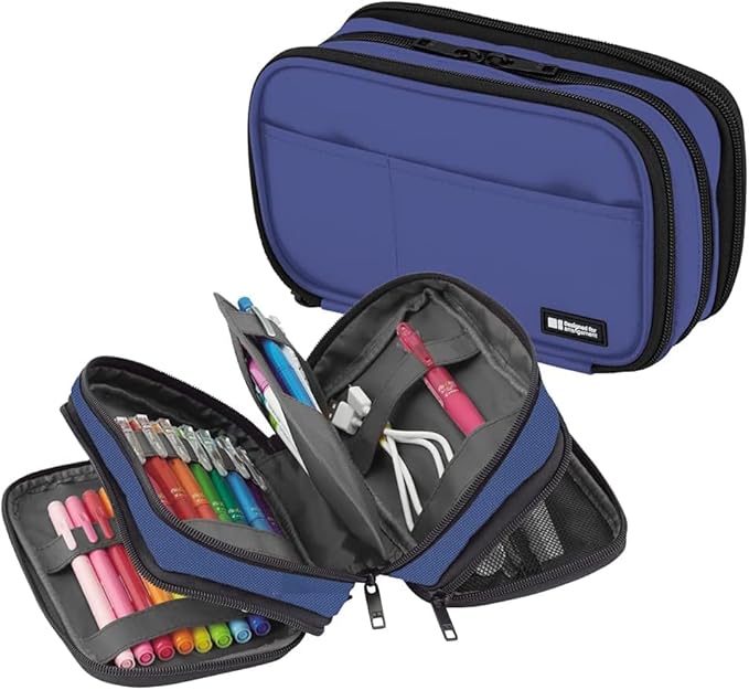 Lihit Lab Pen Case Book Type Triple