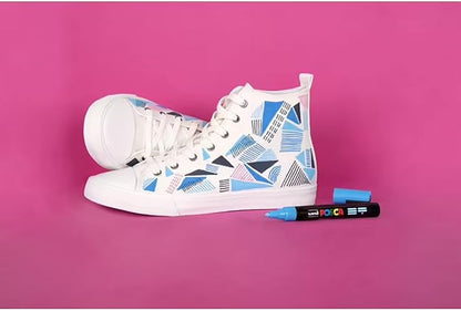 Uni Posca PC-5M Paint Markers Black/White 4 pieces