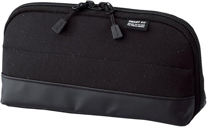 Lihit  Lab  Actact Wide Open Pen Case Smart Fit, yellow-green