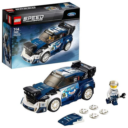 LEGO Speed Champions Ford Fiesta M-Sport WRC Building Blocks Car for Kids 7 to 14 Years (203 Pcs) 75885,Multicolor