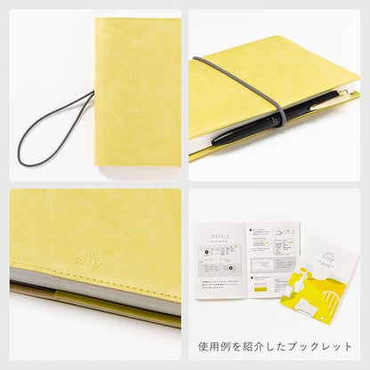 Iroha Published 2026 SUNNY Notebook Standard Weekly "2026/January/B6 Size" [pale pink] LS-80