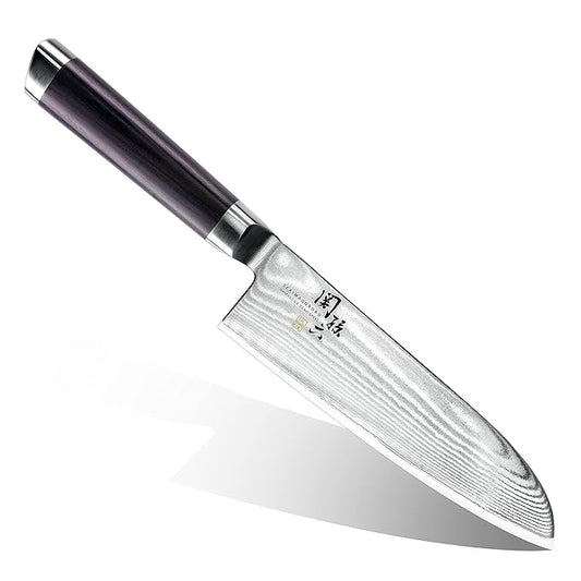 Kai Magoroku Seki Damascus Santoku Knife 165mm AE-5200