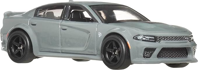 Hot Wheels JBL96 Fast and Furious 2020 Dodge Charger Hellcat Vehicle Toy Mini Car 3 Years Old Gray