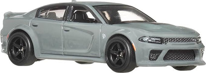 Hot Wheels JBL96 Fast and Furious 2020 Dodge Charger Hellcat Vehicle Toy Mini Car 3 Years Old Gray