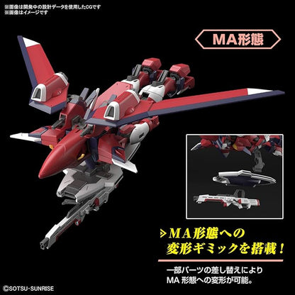 HG Mobile Suit Gundam SEED FREEDOM Immortal Justice Gundam Plastic Model, 1/144 Scale, Pre-colored