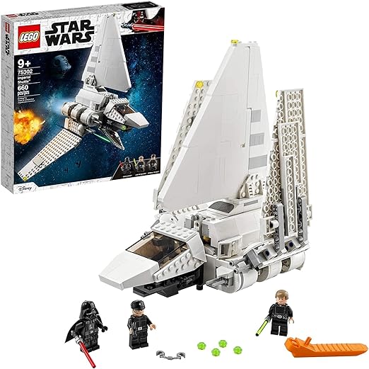 Lego Star Wars Imperial Shuttle 75302 Building Kit; Awesome Building Toy for Kids Featuring Luke Skywalker and Darth Vader; Great Gift Idea for Star Wars Fans Aged 9 and Up, New 2021 (660 Pieces)