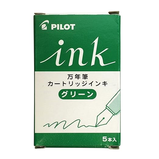 Pilot Fountain Pen Cartridge Ink Pens Green