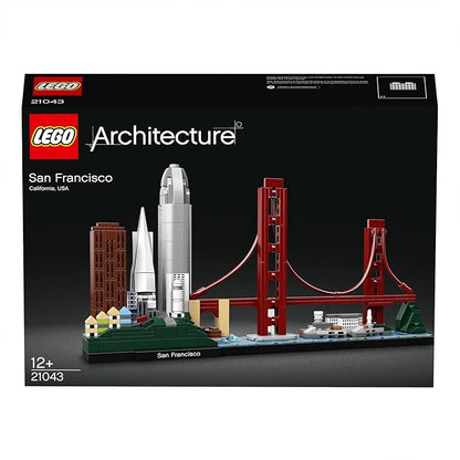LEGO Architecture San Francisco Building Blocks for Kids (565 Pcs) 21043,Multicolor