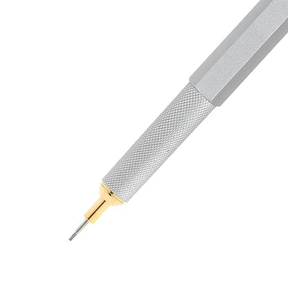 Rotring 800 Retractable Mechanical Pencil, 0.5 mm, Silver Barrel