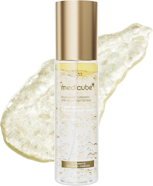 Medicube Vitamin Coric Acid Serum Mist, Spray Serum, Mist Lotion, Jelly Texture, Moisturizing Mist, Moisturizing Serum, Moisturizing Mist, Essence Mist, Dual-Layer, Lotion, Sensitive Skin, Dry Skin