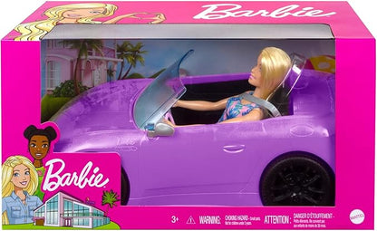 Barbie HBY29 Cute Purple Car with Doll