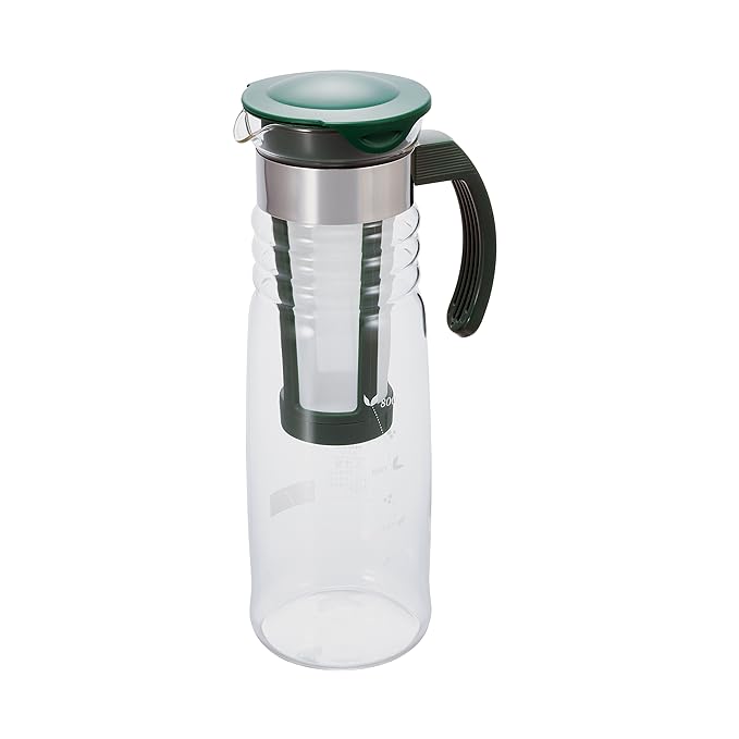 Hario Mizudashi Cold Brew Tea Pot, 1200ml, Dark Green