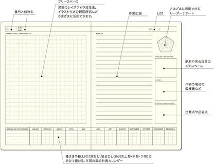 Laconic Style Notebook B6 Green LGF43