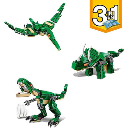 LEGO Creator 3in1 Mighty Dinosaurs Building Blocks for Kids 7 to 12 Yrs (174 Pcs) 31058,Multicolor
