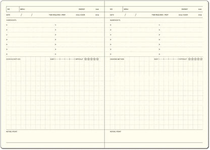 Laconic Style Notebook B6 Cooking LGF41