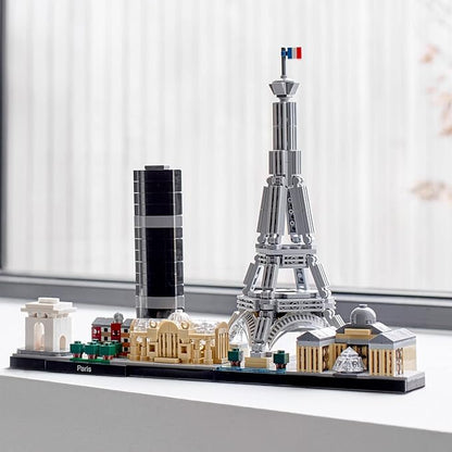 LEGO Architecture Paris Building Blocks for Kids (649 Pcs) 21044, Multicolor