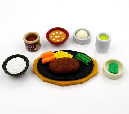 Iwako Family Restaurant Eraser, 10-Piece Blister Pack, SCERBRI034