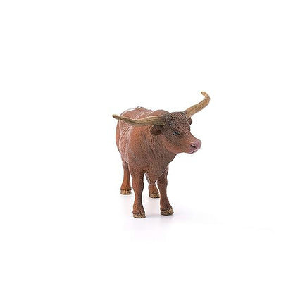 Schleich 13866 Texas Longhorn Bull, Animal, Miniature Figure