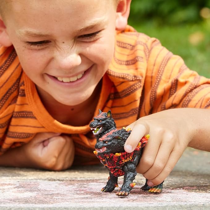 Schleich Hellhound Figurine Toy, Multicolor