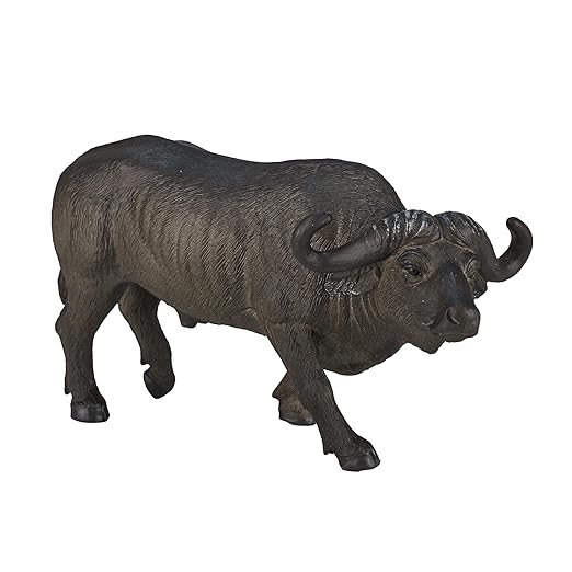 Mojo Fun 387111 African Cape Buffalo, Realistic International Wildlife Toy Replica