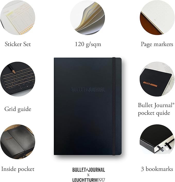 Leuchturm Bullet Journal -  Edition 2 Medium (A5) Black 363572