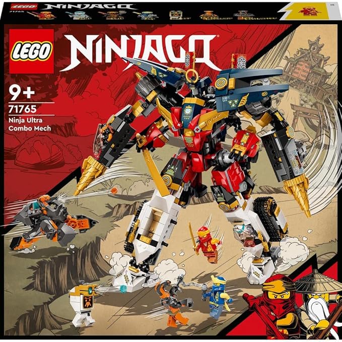 LEGO Ninjago  Ninja Ultra Combo Mech 71765 Building Kit (1,104 Pcs),Multicolor