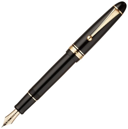 Pilot Fountain Pen Custom 742, Black Body, SM-Nib (FKK-2000R-B-SM)