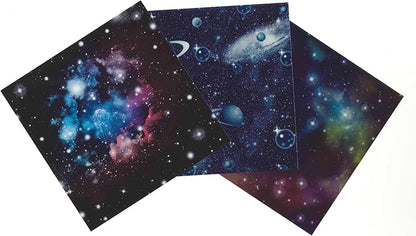 Toyo 006053 Origami Cosmic Origami, 5.9 x 5.9 inches (15 x 15 cm), 3 Metal Origami Patterns, 3 Sheets Each, 9 Sheets (With How to Fold the Mane of Heart)