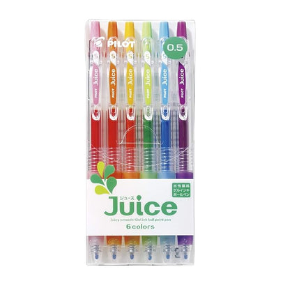 Pilot Gel Ballpoint Pen Juice 0.5, 6 Metallic Color Set (LJU-60EF-6CM)