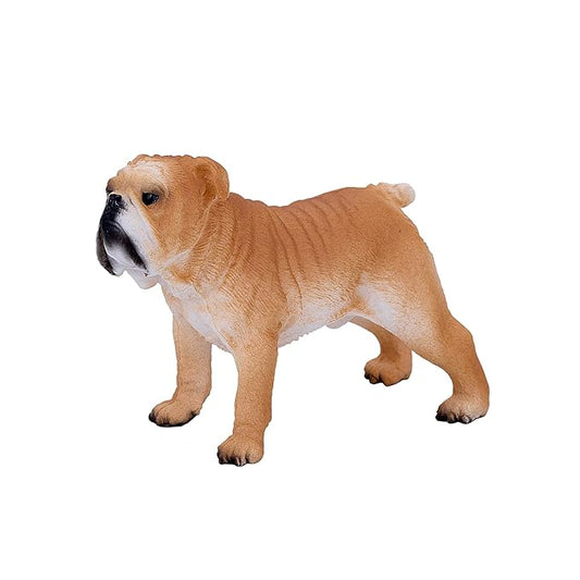 Mojo  English Bulldog Realistic International Wildlife Toy Replica Hand Painted Figurine