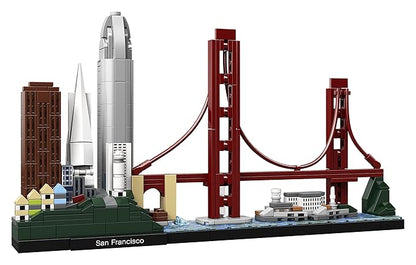 LEGO Architecture San Francisco Building Blocks for Kids (565 Pcs) 21043,Multicolor