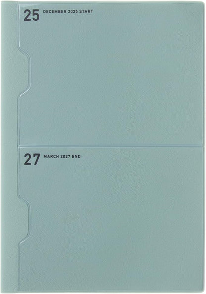 Laconic LAMD92-160MT Notebook, 2026, A5 Monthly Pocket, Mint (Starts on December 2025)