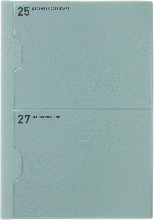 Laconic LAMD92-160MT Notebook, 2026, A5 Monthly Pocket, Mint (Starts on December 2025)