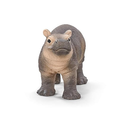 Schleich Wild Life, Animal Figurine, Animal Toys for Boys and Girls 3-8 Years Old, Baby Hippopotamus